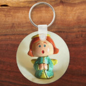 Grüner Engel IV Schlüsselanhänger (Vorderseite)