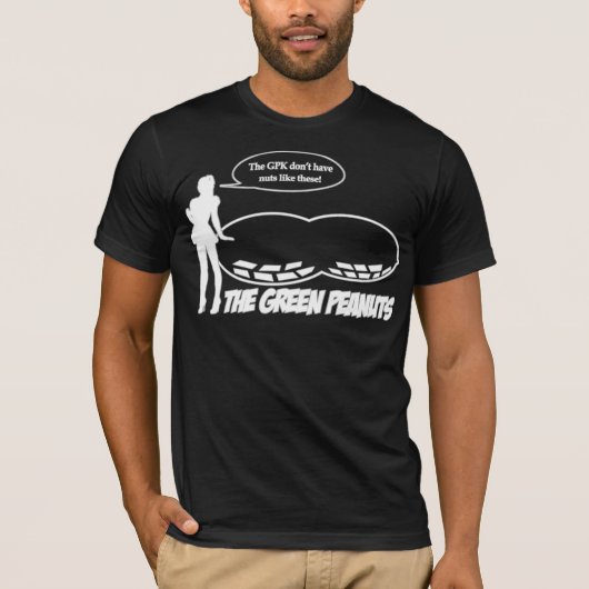 GRÜNER ERDNÜSSE Boo T-Shirt (Vorderseite)