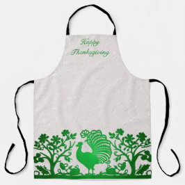 Grüner Erntedank Türkei Blumenkohle Schürze