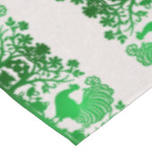 Grüner Erntedank Türkei Tischdecke (Schrägansicht)