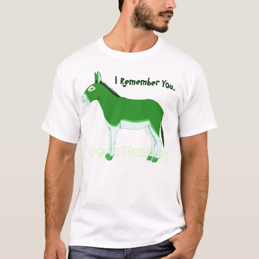 Grüner Esel II. Hmmm - die Gerüchte bestehen T-Shirt (Vorderseite)