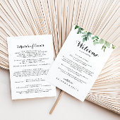 Grüner Eukalyptus Botanischer Hochzeitbrief