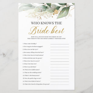 Grüner Eukalyptus, der Brautspiel kennt