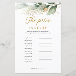 Grüner Eukalyptus verlasse den Preis für das richt