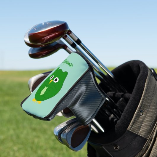 Grüner Eulen-Design Golf Headcover (In Situ)