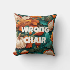 Grüner Fall mit falschem Stuhl Kissen