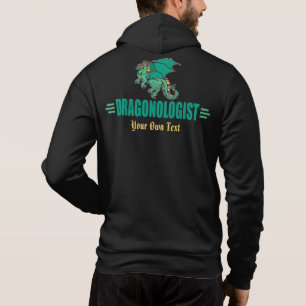 Grüner Fantasiedrache Hoodie
