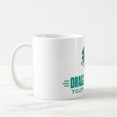 Grüner Fantasy-Drache Kaffeetasse (Links)