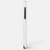 Grüner Farbblock-Monogramm geometrisch abstrakt Case-Mate iPhone Hülle (Hinten/Links)