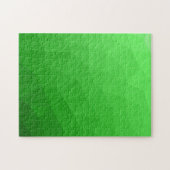 Grüner Farbverlauf geometrisches Maschenmuster Dre Puzzle (Horizontal)