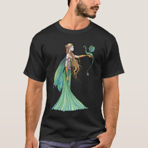 Grüner Feendrache 'Disziplin' T-Shirt