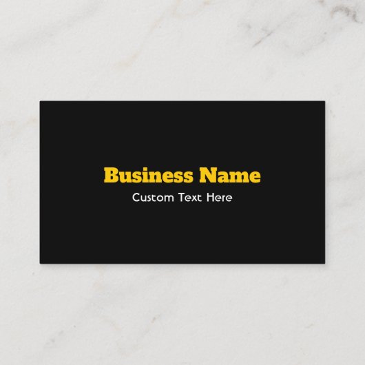 Grüner Feldzug Schwarz Visitenkarte (Rückseite)