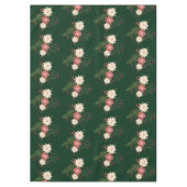 grüner festlicher botanischer Weihnachtsurlaub Tischdecke (Vorderseite)