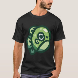 Grüner Fisch Doodle T-Shirt