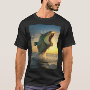 Grüner Fisch T-Shirt