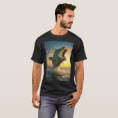 Grüner Fisch T-Shirt (Vorne ganz)