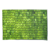 Grüner Fleck-Glasblick Kissenbezug (Vorderseite)