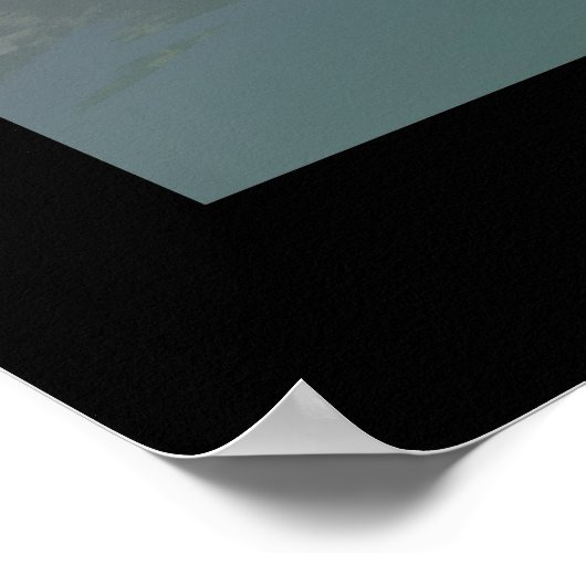 grüner Fluss Poster (Ecke)