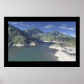 grüner Fluss Poster (Vorne)