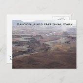 Grüner Fluss Postkarte (Vorne/Hinten)