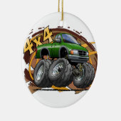 Grüner Förster Keramikornament (Rechts)