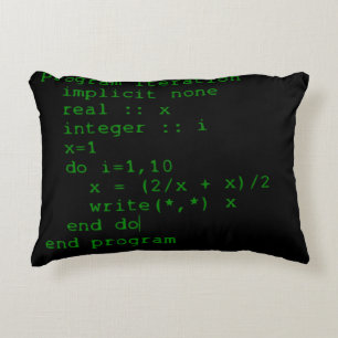 Grüner Fortran-Code Dekokissen