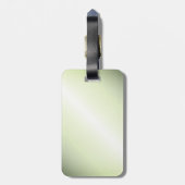 Grüner Fox Gepäckanhänger (Rückseite vertikal)