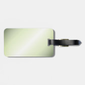 Grüner Fox Gepäckanhänger (Rückseite horizontal)