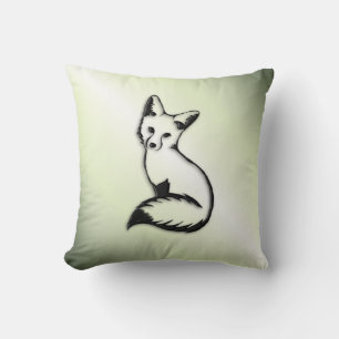 Grüner Fox Kissen