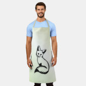 Grüner Fox Schürze (Getragen)