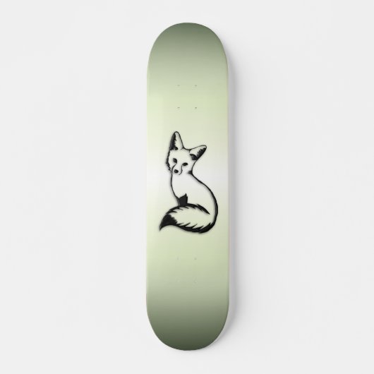 Grüner Fox Skateboard (Vorne)
