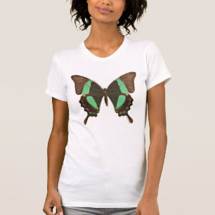 Grüner Frack-Schmetterling T-Shirt