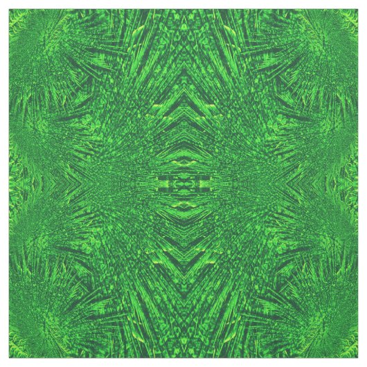 grüner Fractal. Stoff (Muster)
