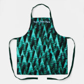 Grüner Fraktal Schürze (Vorderseite)