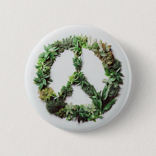 Grüner Frieden Button (Vorderseite)