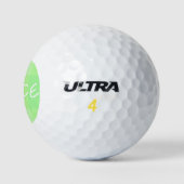 Grüner Frieden Golfball (Logo)