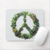 Grüner Frieden Mousepad (Mit Mouse)