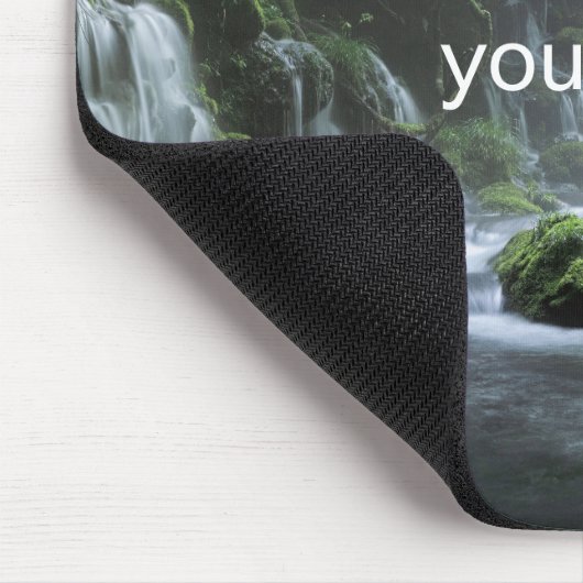 Grüner Frieden Mousepad (Ecke)