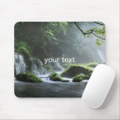 Grüner Frieden Mousepad (Mit Mouse)