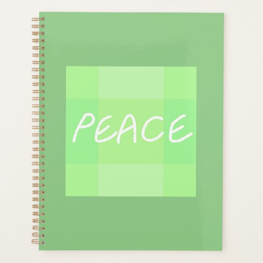 Grüner Frieden Planer (Vorderseite)