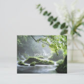 Grüner Frieden Postkarte (Stehend Vorderseite)