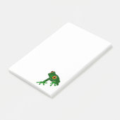 Grüner Frog - Nachhinweise Post-it Klebezettel (angewinkelt)