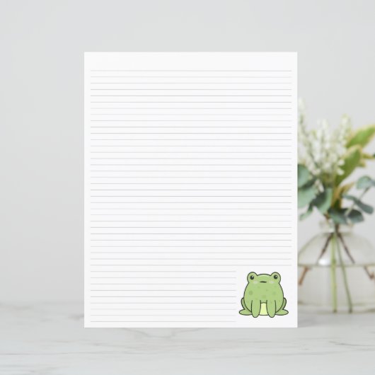 Grüner Frosch (Stehend Vorderseite)