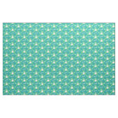 Grüner Frosch Aquarellkunst Stoff (Yard (91,4 cm))