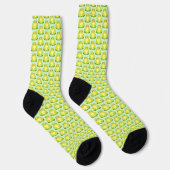 Grüner Frosch auf der Blätter Socken (Rechts)