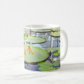 Grüner Frosch auf der Lily Pad, Kaffeetasse (VorderseiteRechts)