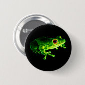 Grüner Frosch Button (Vorne & Hinten)