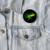 Grüner Frosch Button (Beispiel)