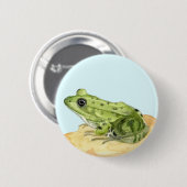 Grüner Frosch Button (Vorne & Hinten)