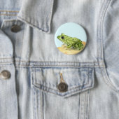 Grüner Frosch Button (Beispiel)